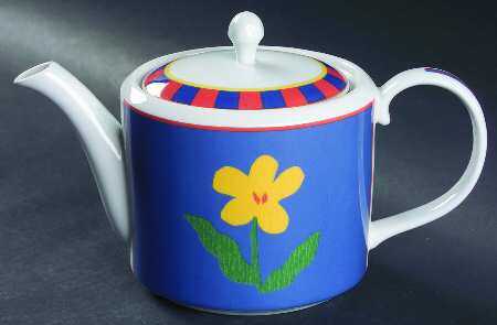 Yellow Flower Teapot & Lid
