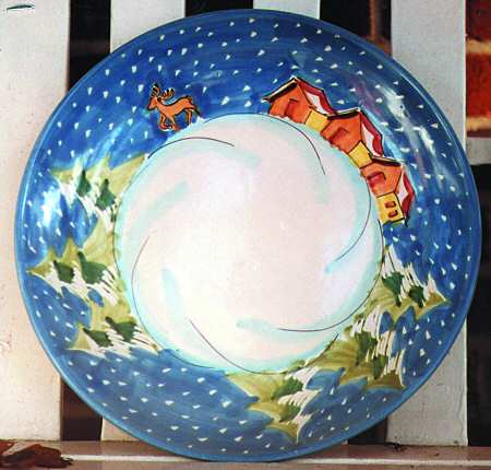 Winter Wonderland Dinner Plate