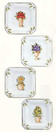 Vegetale Square Salad Plate