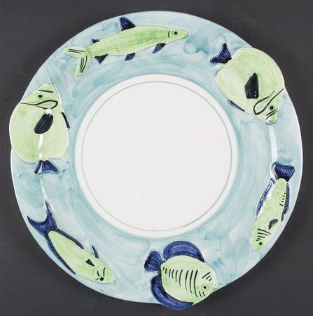 Acqua Pesce 12" Chop Plate (Round Platter)