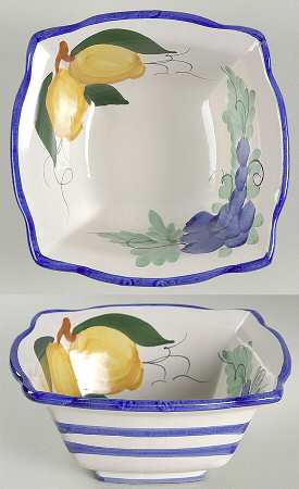 Frutta Amalfi Square Cereal Bowl