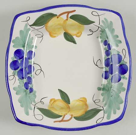 Frutta Amalfi Square Salad Plate