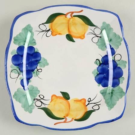 Frutta Amalfi Square Dinner Plate