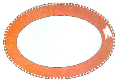 Switch 2 15" Oval Serving Platter