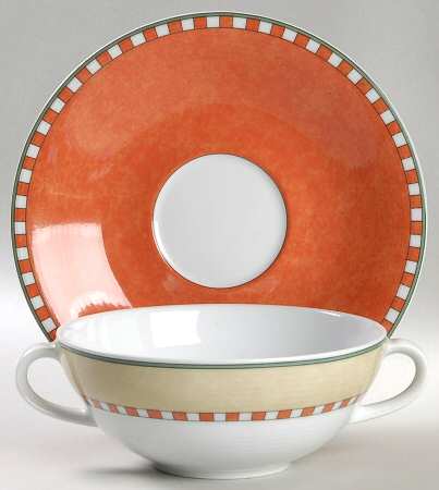 Switch 2 Flat Cream Soup Bowl & Saucer Set