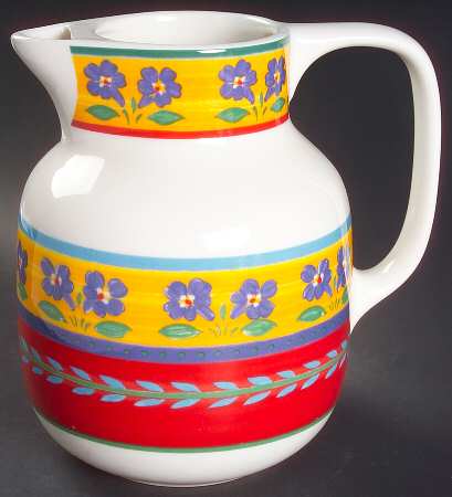 Blue Flowers 64 Oz Jug