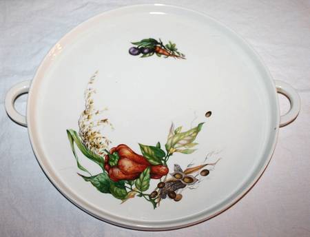 VIL34 12" Chop Plate (Round Platter)