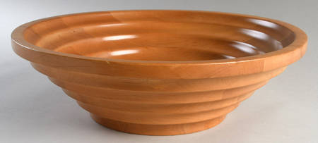 Ontano Natural 16" Large Salad Serving Bowl