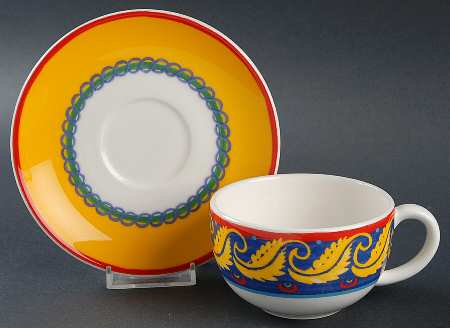 Rio Flat Cup & Saucer Set