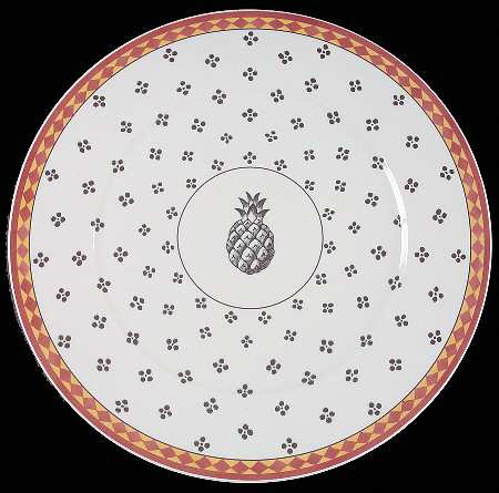Sahib (Switch 5 Plantation) 12" Chop Plate (Round Platter)