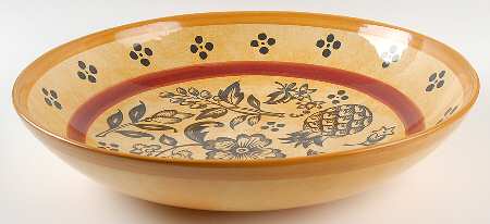 Tropical (Switch 5) Round Shallow Bowl