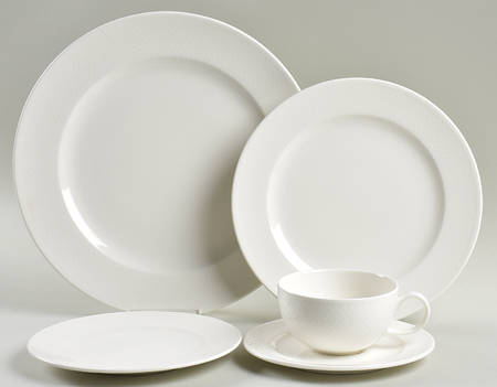 Tipo White 5 Piece Place Setting