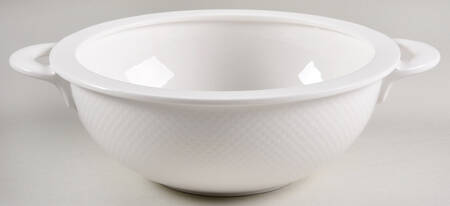 Tipo White Round Vegetable No Lid
