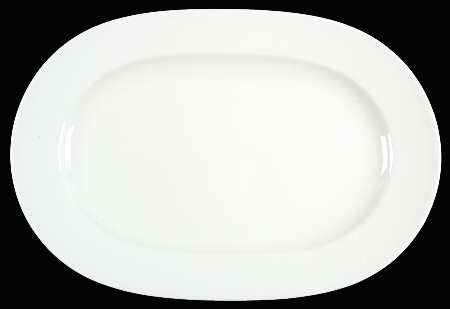 Tipo White 13" Oval Serving Platter