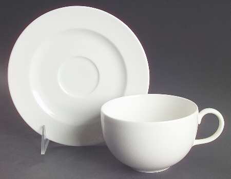 Tipo White Breakfast Cup & Saucer Set