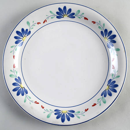Blue Daisy 12" Chop Plate (Round Platter)