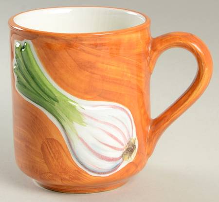 Embossed Vegetables Mug