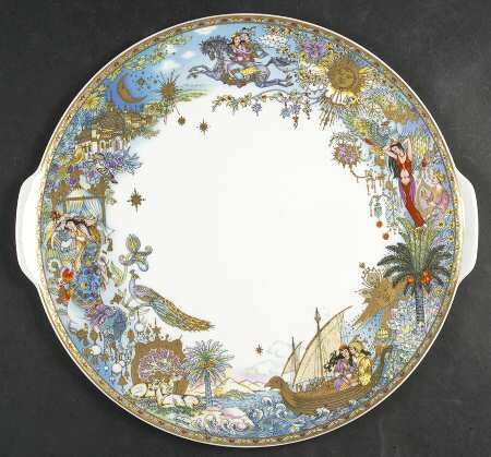Arabian Fantasy Cake Plate