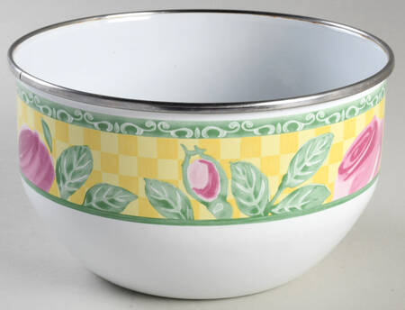 A Rose 7" Metal Bowl