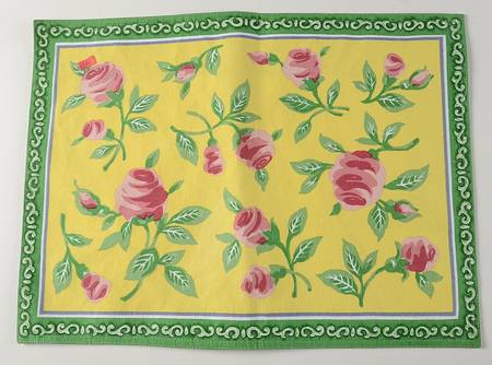 A Rose Reversible Cloth Placemat