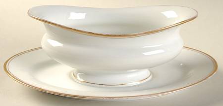VTO15 Gravy Boat with Attached Underplate