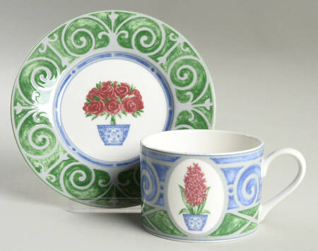 English Manor Flat Cup & Saucer Set by Victoria & Beale