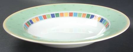 Twist Alea Verde Large Rim Soup Bowl
