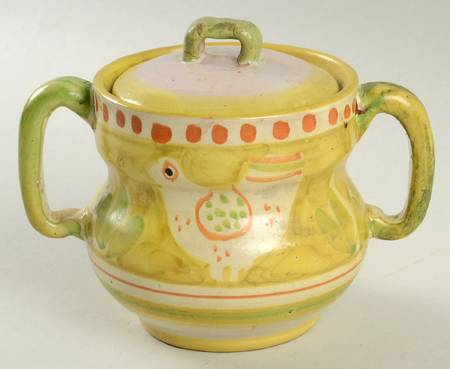 Campagna-Chicken Sugar Bowl & Lid