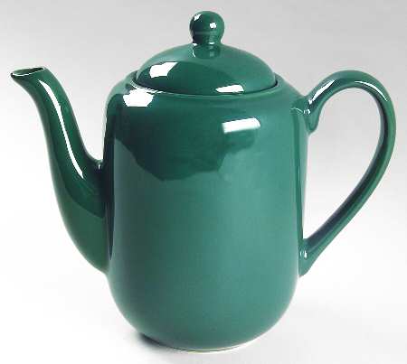 Prisma Hunter Green Coffee Pot & Lid