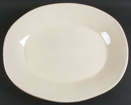 Crema 19" Oval Serving Platter