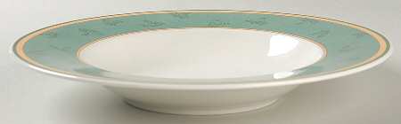 Au Jardin Large Rim Soup Bowl
