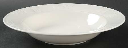 Chardonnay Large Rim Soup Bowl by Victoria & Beale
