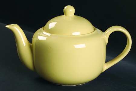 Prisma Yellow (Vanilla) Teapot & Lid
