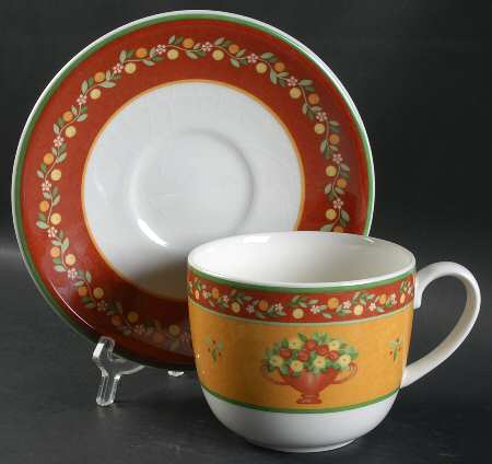 Toscana Breakfast Cup & Saucer Set