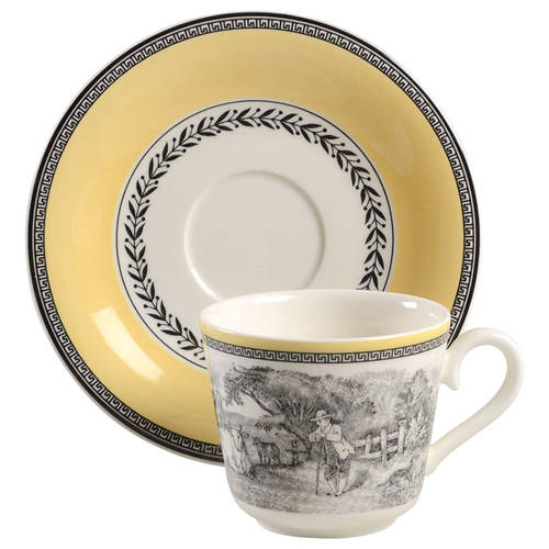 Audun Ferme Flat Cup & Saucer Set