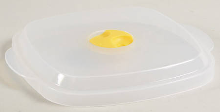 Audun Ferme Small Square Melamine Bowl, Plastic Lid Only