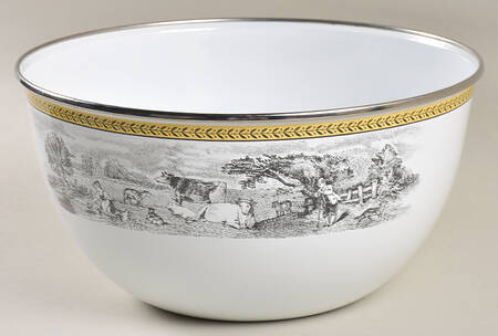 Audun Ferme 8.75" Metal Mixing Bowl