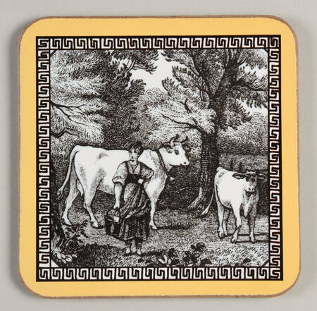 Audun Ferme Square Corkback Coaster