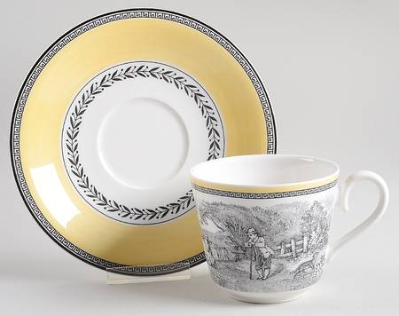 Audun Ferme Breakfast Cup & Cream Soup Saucer Set