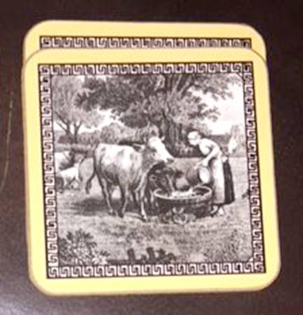Audun Ferme Square Corkback Coaster