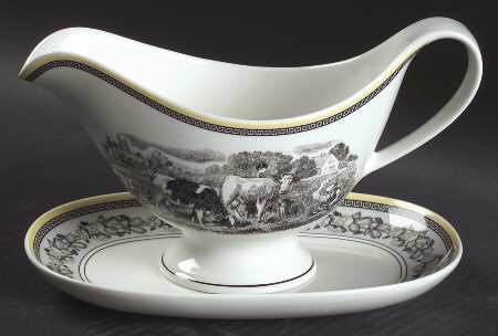 Audun Ferme Gravy Boat & Underplate/Relish by Villeroy & Boch