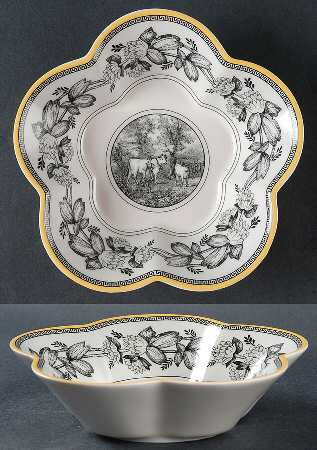 Audun Ferme 6" Scalloped Bowl