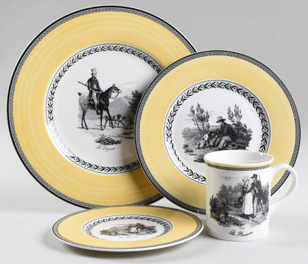 Audun Chasse 4 Piece Place Setting by Villeroy & Boch