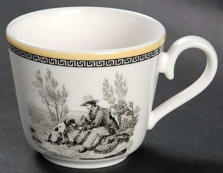 Audun Chasse Flat Demitasse Cup