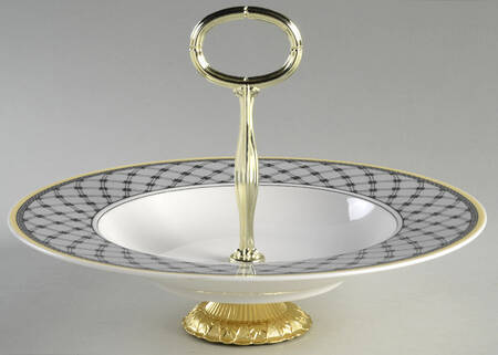 Audun Promenade 6"-7" Handled Footed Nut Dish HC