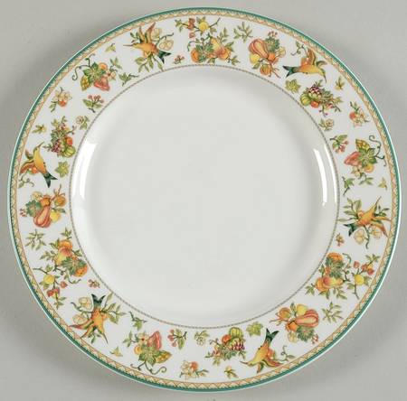 Golden Birds Salad Plate