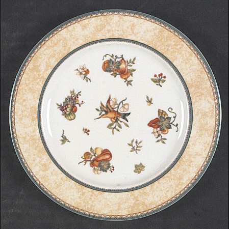 Golden Birds Bread & Butter Plate