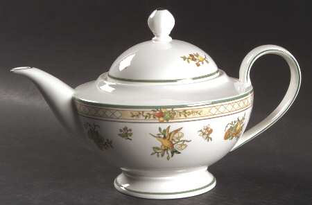 Golden Birds Teapot & Lid