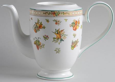 Golden Birds Coffee Pot No Lid