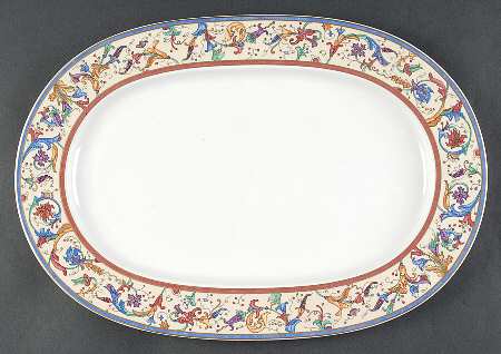 Madeline 16" Oval Serving Platter